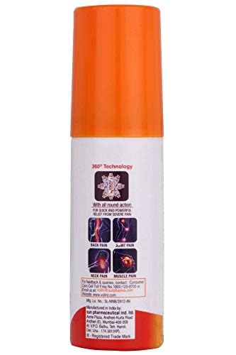 Volini Spray Maxx - 25 g (Pack of 3)