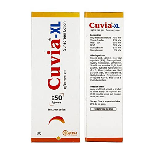 Cuvia-Xl Sun Screen - Pack of 50g Lotion