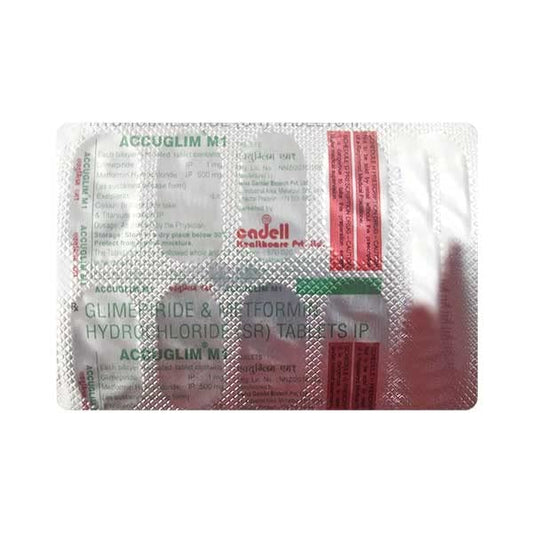 Accuglim M1 - Strip of 10 Tablets