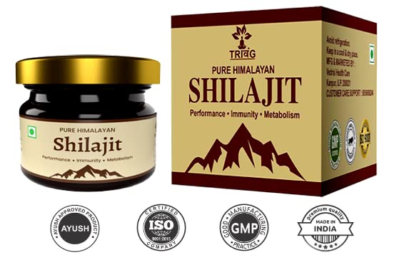 VedriSi Trivang Pure Original Himalayan Shilajit/Shilajeet Resin 100% Natural Resin 20G Pack Of 1