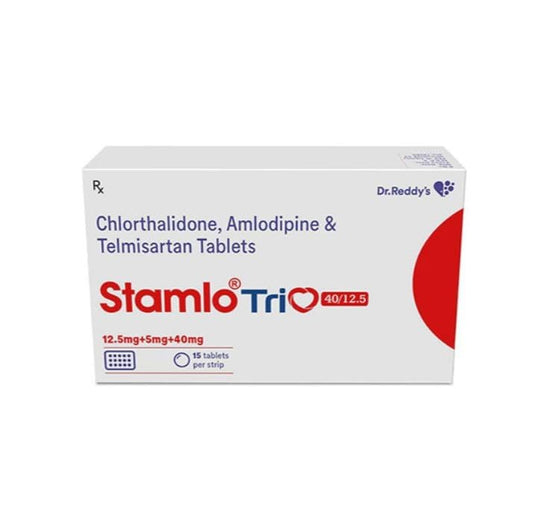 Stamlo Trio 40/12.5mg - Strip of 15 Tablets