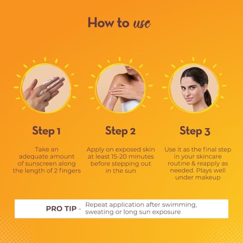 WOW Skin Science Sunscreen Gel For All Skin Types | SPF 55 PA++++ | With Glutathione & Aloe Vera Extract | Lightweight | Quick Absorbing | No White Cast | UVA & UVB Protection | 10 ml