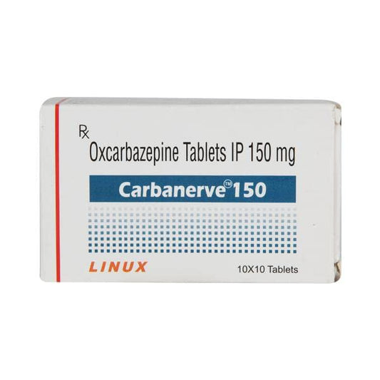 CARBANERVE 150mg - Strip of 10 Tablets