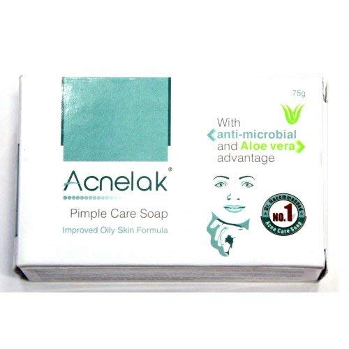 Acnelak Pimple Care Soap, White, 75 gram