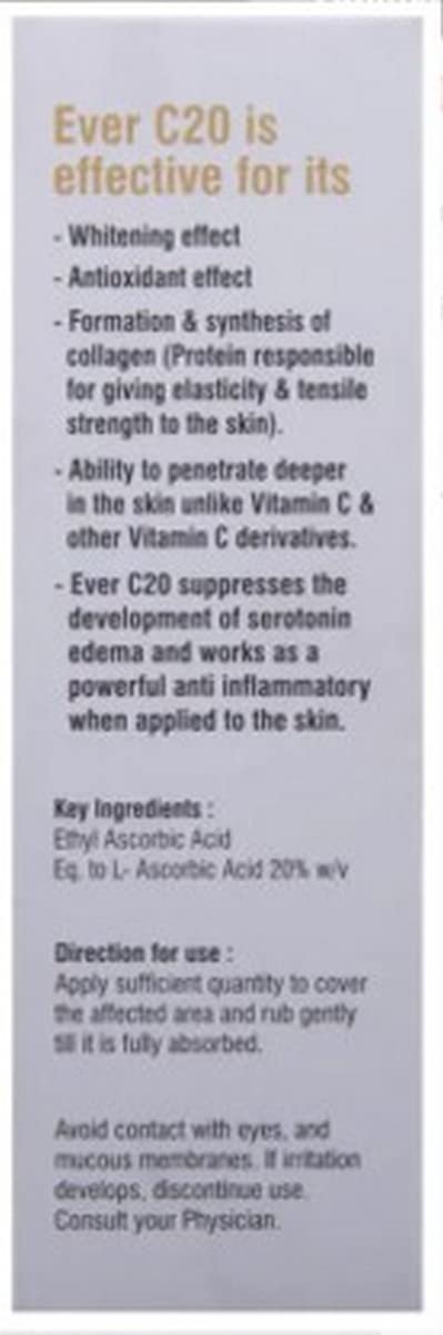 EVER C 20% - Bottle of 15 ml SERUM