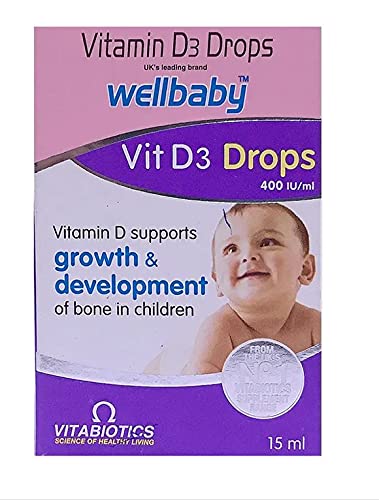 Wellbaby Vit D3 - Bottle of 15 ml Oral Drops