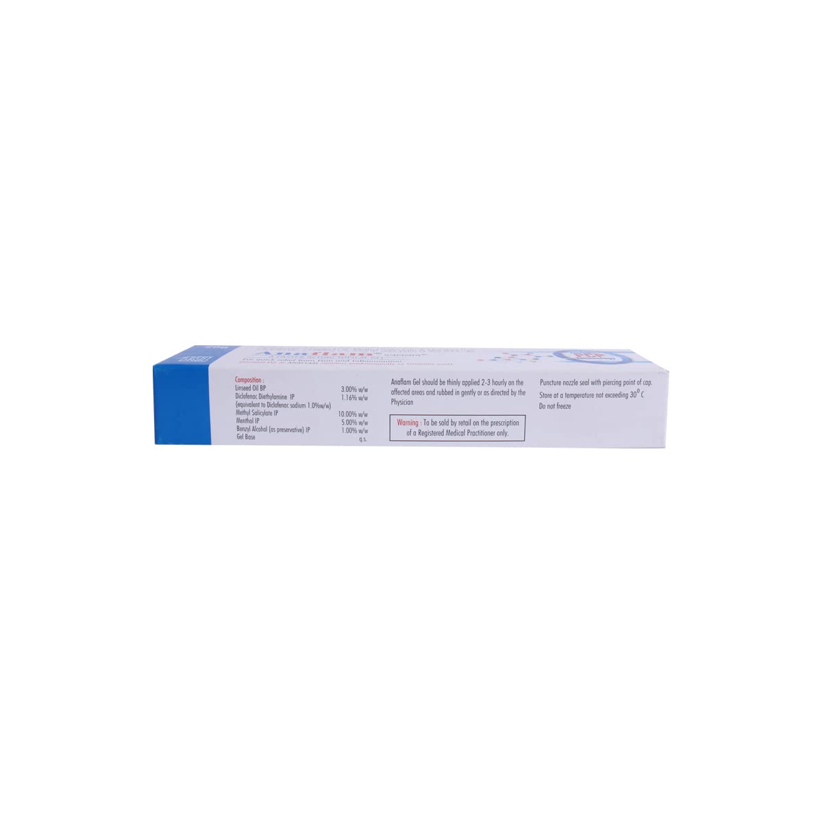 Anaflam - Tube of 20 gm Gel