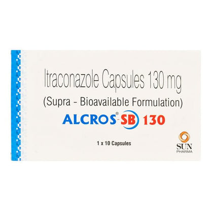 Alcros-SB 130 - Strip of 10 Capsules