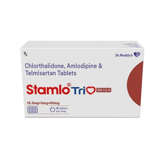 Stamlo Trio 80/12.5 - Strip of 15 Tablets