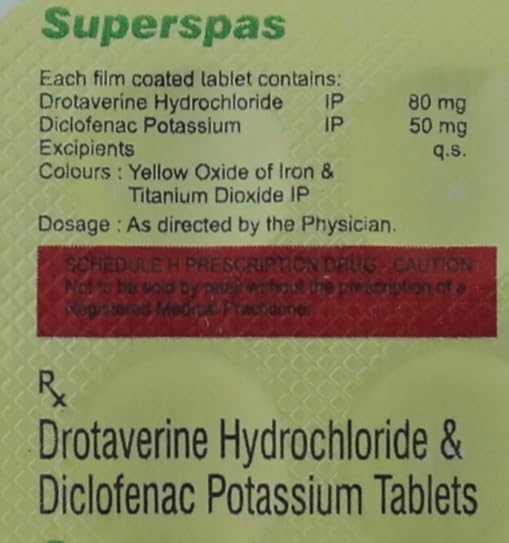 Superspas - Strip of 10 Tablets