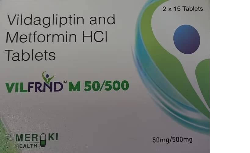 Vilfrnd M 50/500 - Strip of 15 Tablets