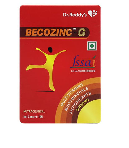 Dr. Reddy’s Becozinc G Multivitamin for Men & Women - Strip of 10x6 Tablets