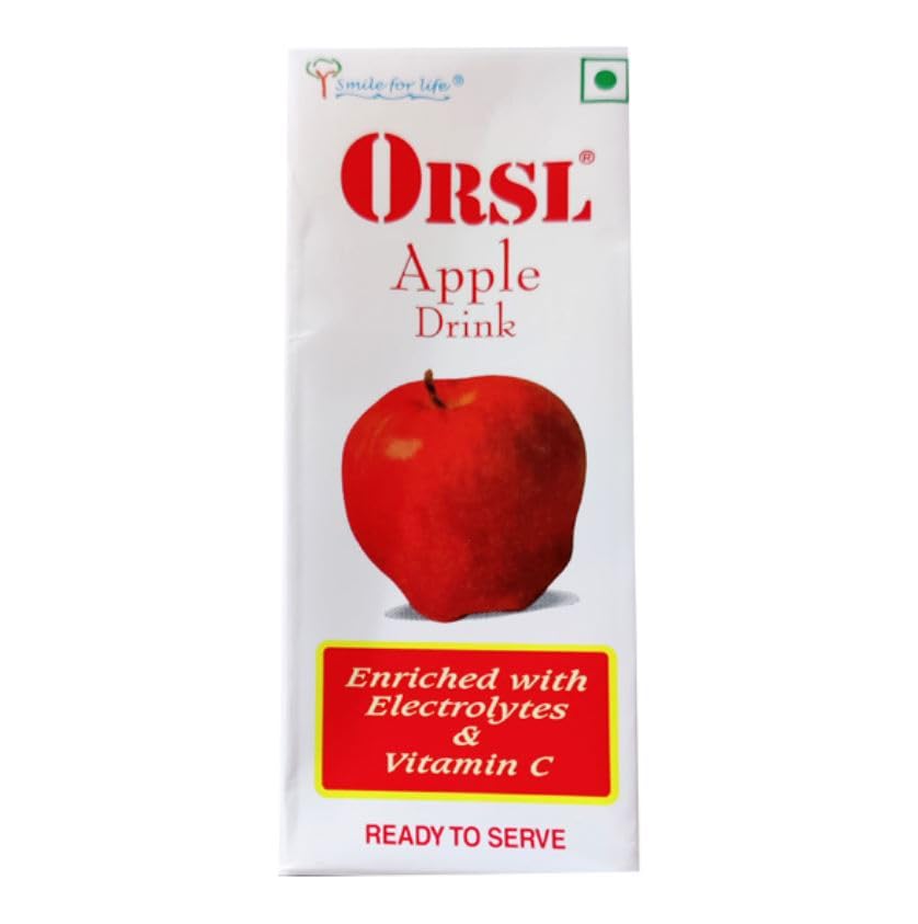 ORSL Apple Flavour - Packet of 200 ml Liquid