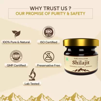 VedriSi Trivang Pure Original Himalayan Shilajit/Shilajeet Resin 100% Natural Resin 20G Pack Of 1