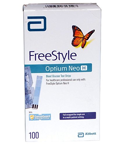 Abbott Freestyle Optium Neo H Blood Glucose 100 Test Strips