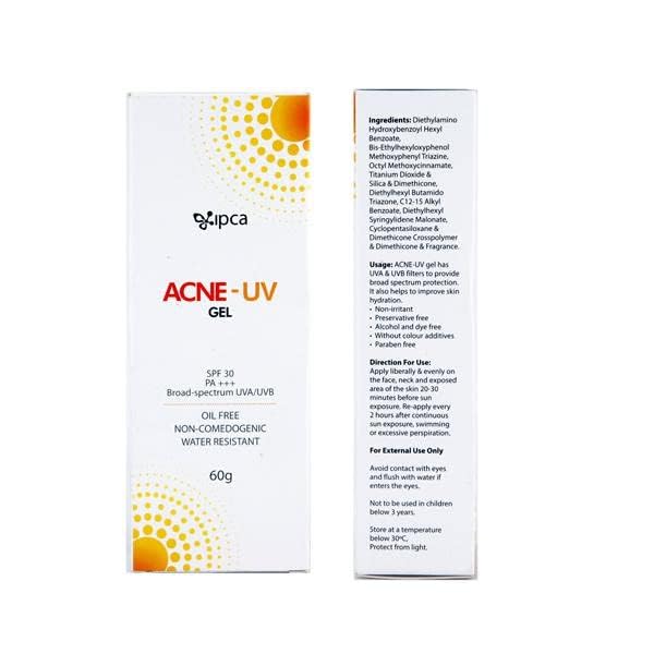 Acne-UV Ipca Acne-Uv Gel For All Skin Type Spf-50 (50 Gm)