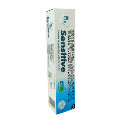 Apollo Pharmacy Sensitive Toothpaste + With one Free Sensitive Toothbrush, 80 gm