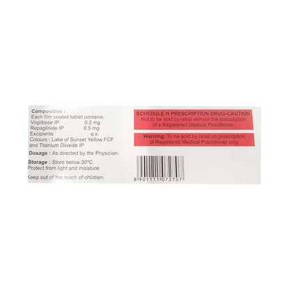 VOLGA R 0.2/0.5MG - Strip of 10 Tablets