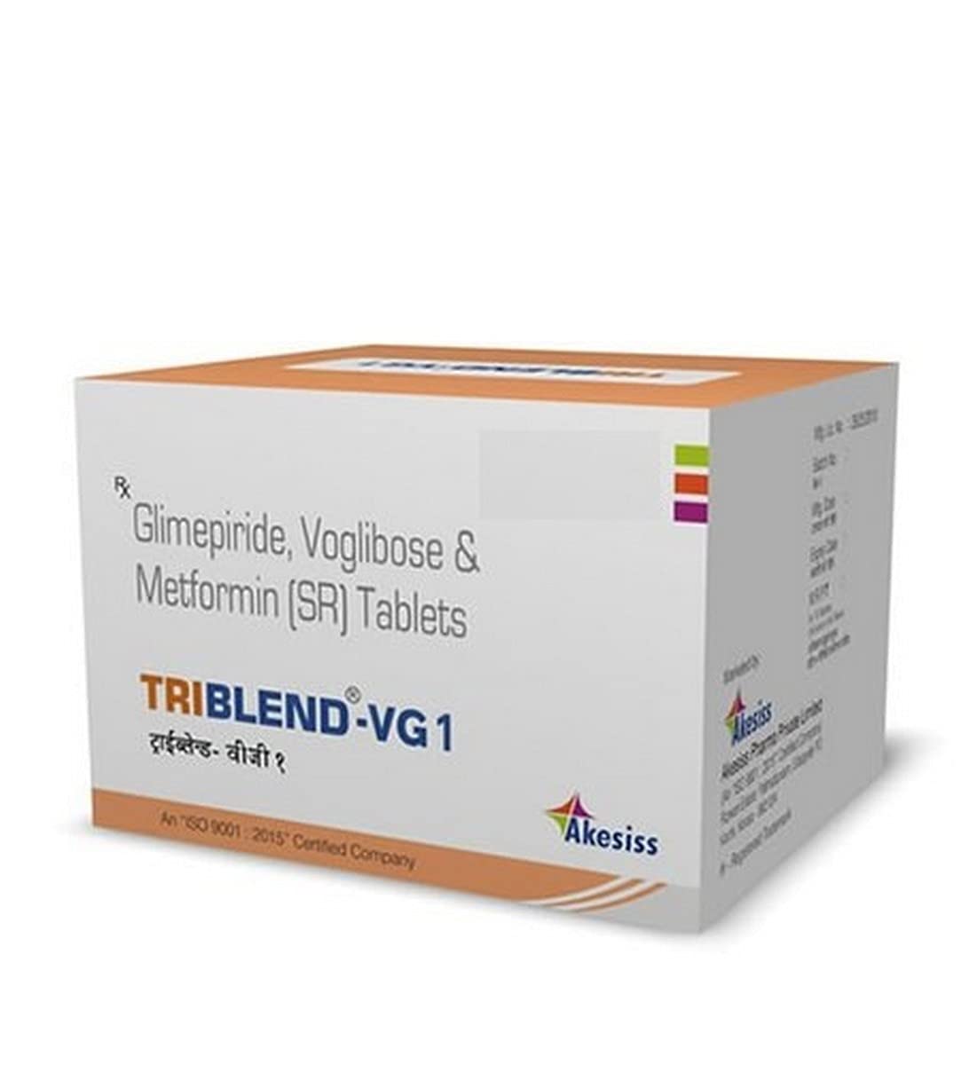 TRIBLEND VG 1 mg - Strip of 10 Tablets