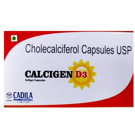 Calcigen D3 - Strip of 4 Capsules