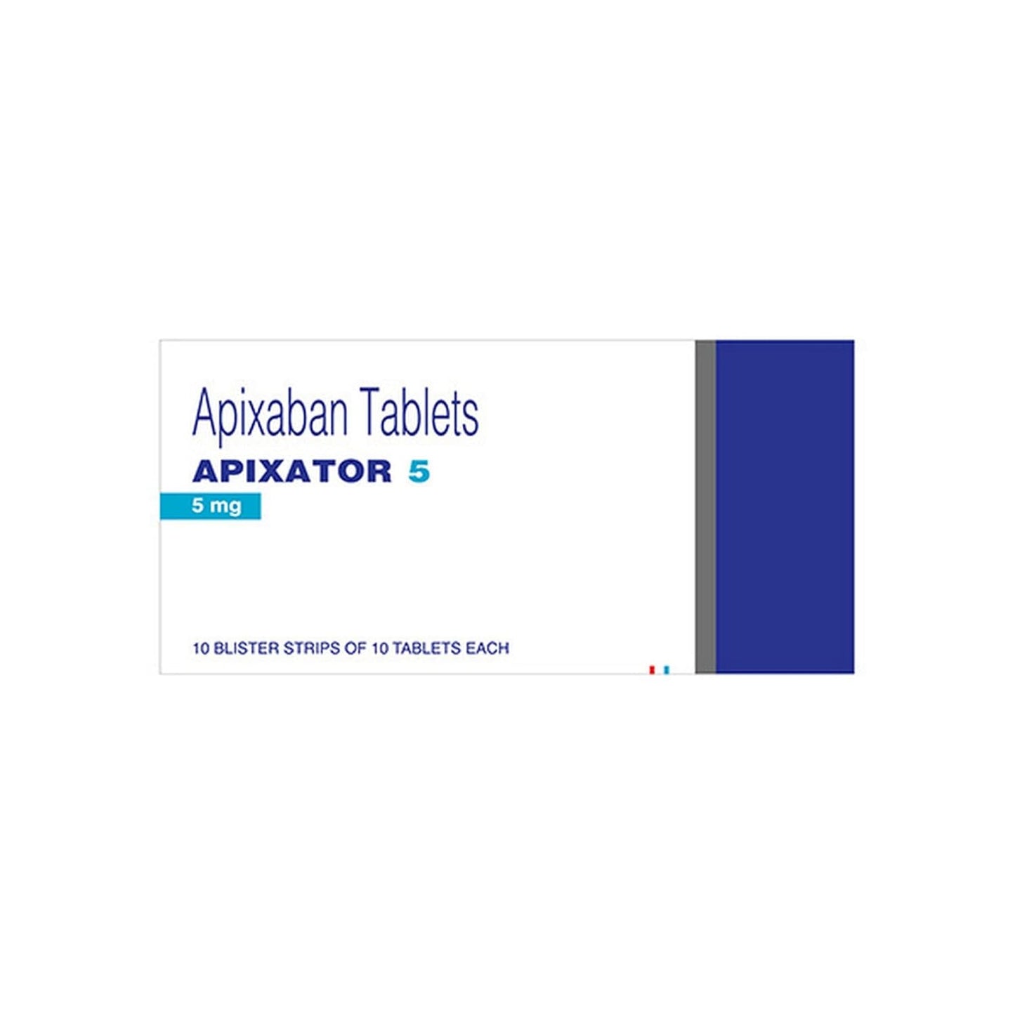 Apixator 5mg - Strip of 10 Tablets