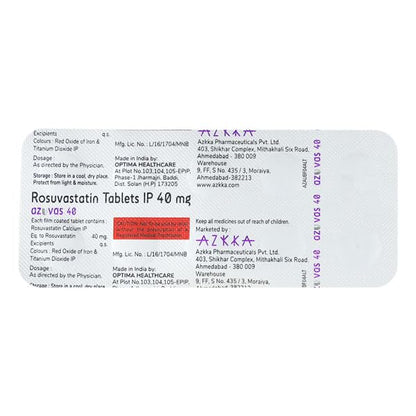 Azuvas 40MG - Strip of 10 Tablets