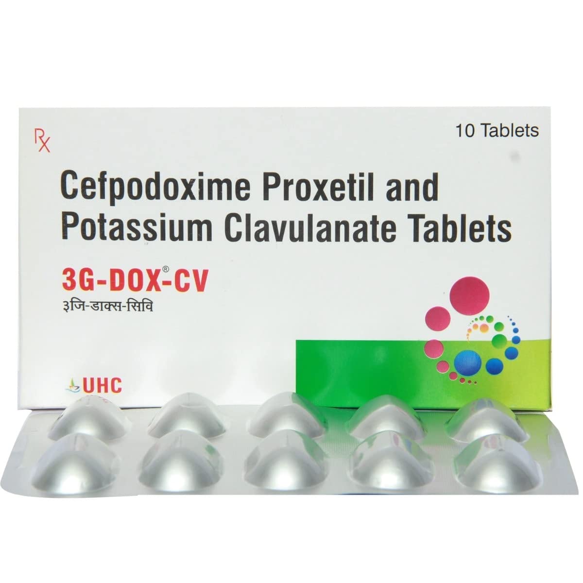 3G DOX CV 325mg - Strip of 10 Tablets