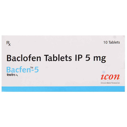 Bacfen 5 - Strip of 10 Tablets