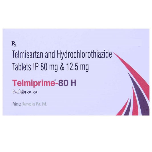 Telmiprime-80 H - Strip of 10 Tablets