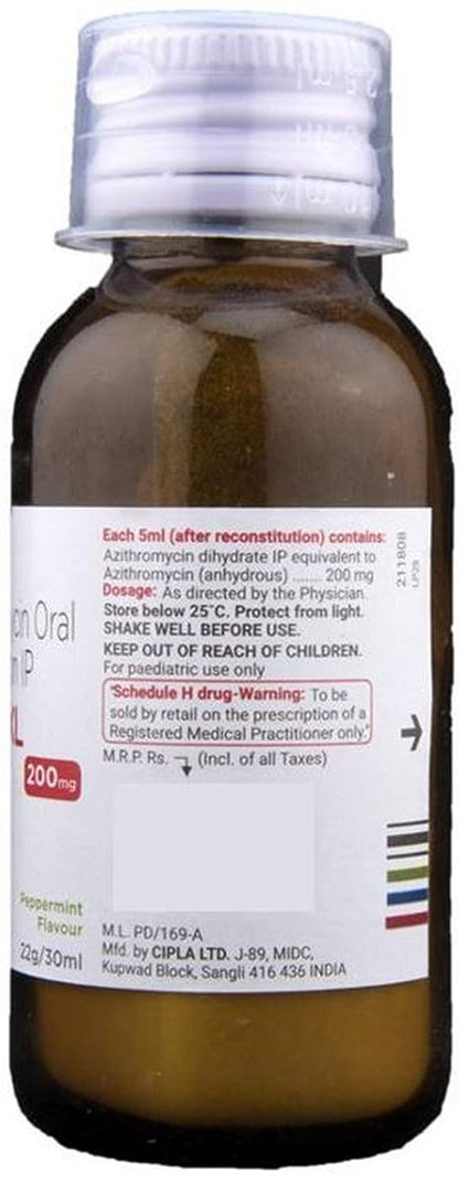 Azee XL 200mg/5ml - Bottle of 30ml Syrup