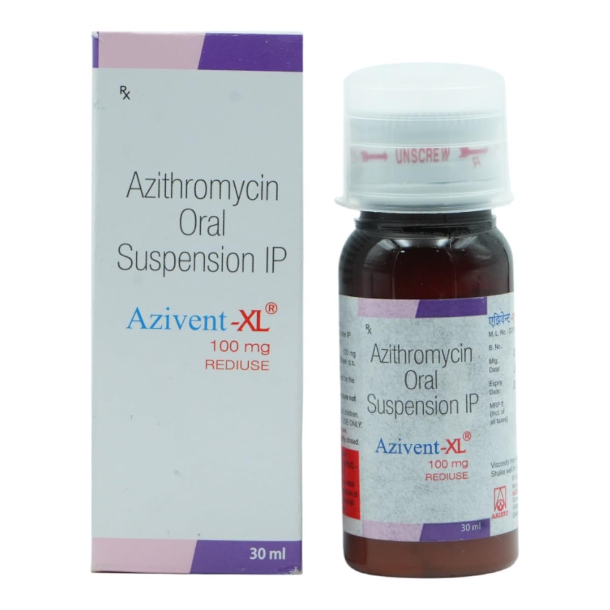 Azivent XL 100mg - Bottle of 30ml Oral Suspension