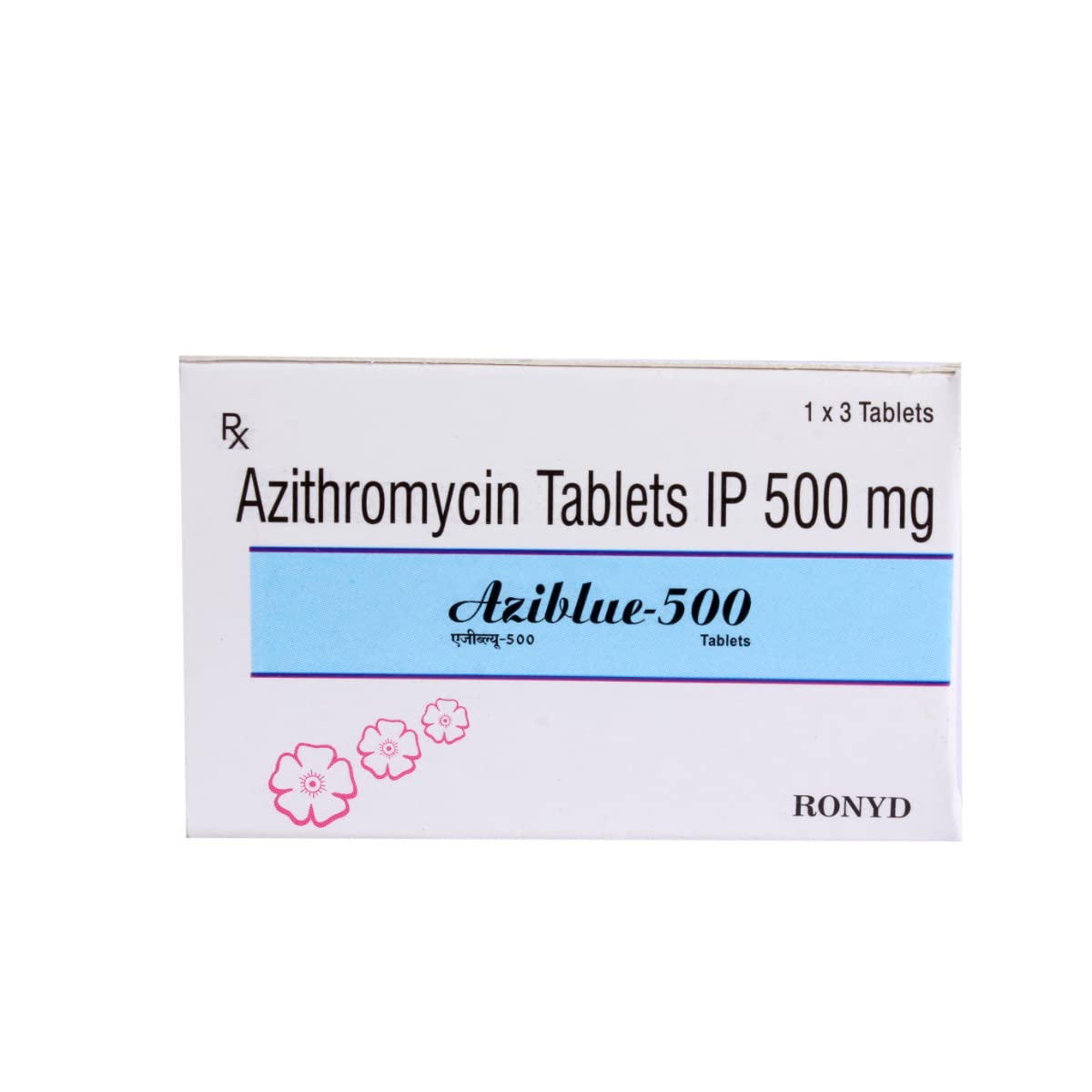 Aziblue 500mg - Strip of 3 Tablets