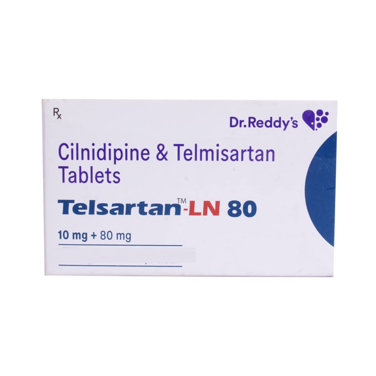 Telsartan-LN 80/10 mg Tablet 10's