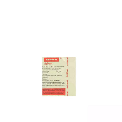 Azithral 250 Mg - Strip of 5 Tablets