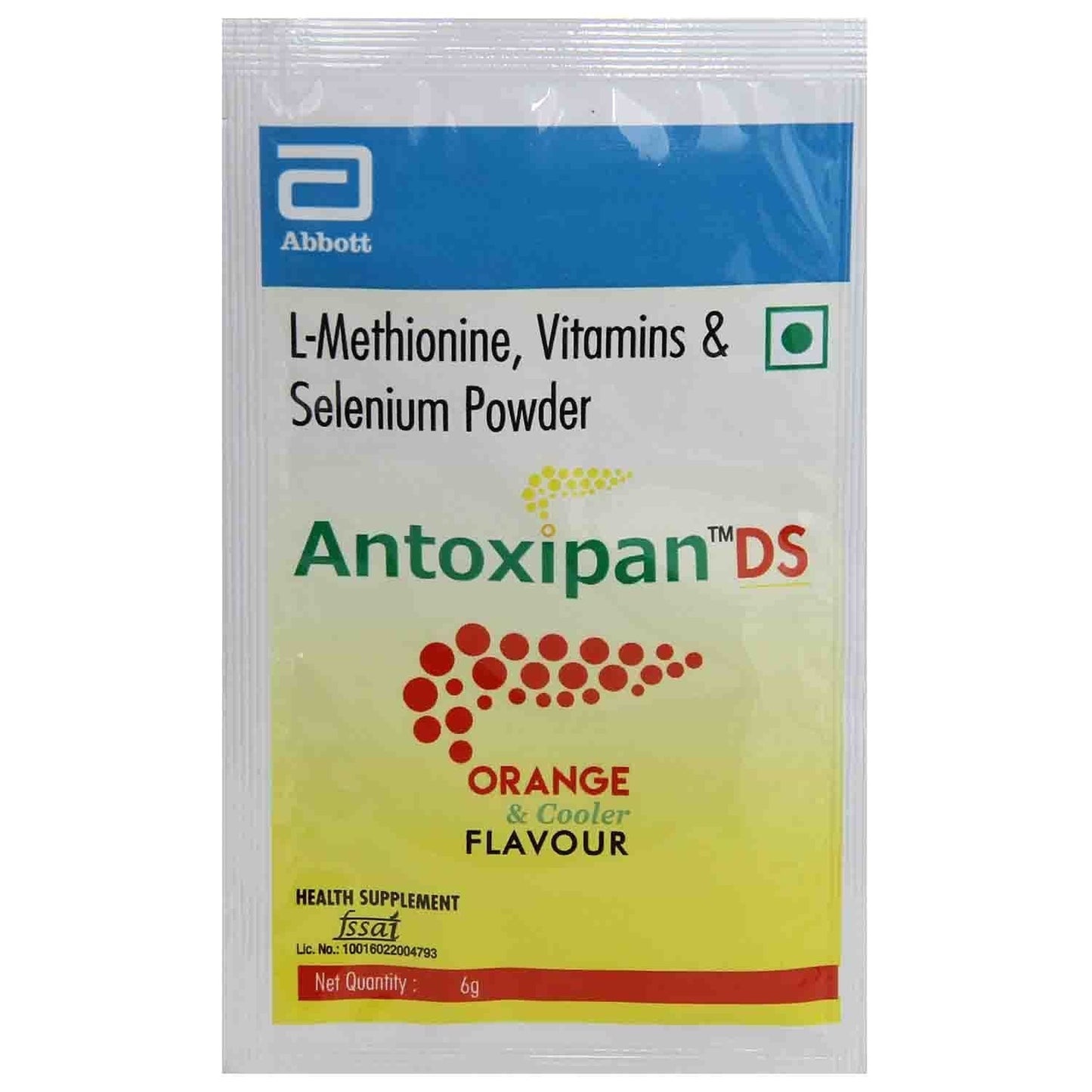 Antoxipan DS Orange & Cooler Sachet - Pack of 6 gm Powder