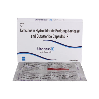 Uronex-D 0.5MG - Strip of 10 Capsules