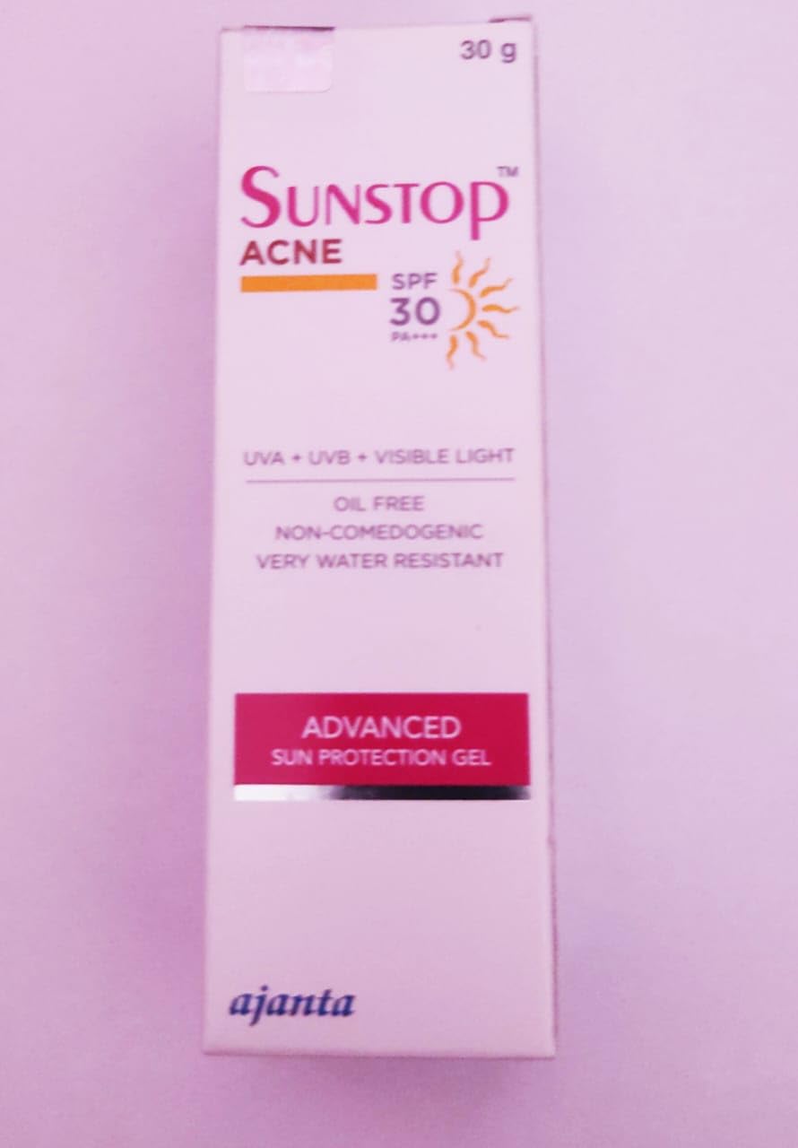 Ashgraha's SUNSTOP ACNE SPF 30,PA+++,30GM