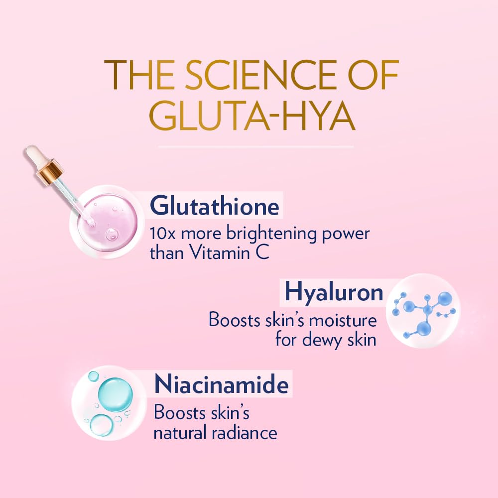 Vaseline Gluta-Hya Dewy Radiance, 200ml, Serum-In-Lotion, Boosted With GlutaGlow, for Visibly Brighter Skin from 1st Use