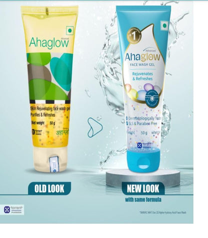 Ahaglow Advanced - Tube of 50g Face Wash Gel