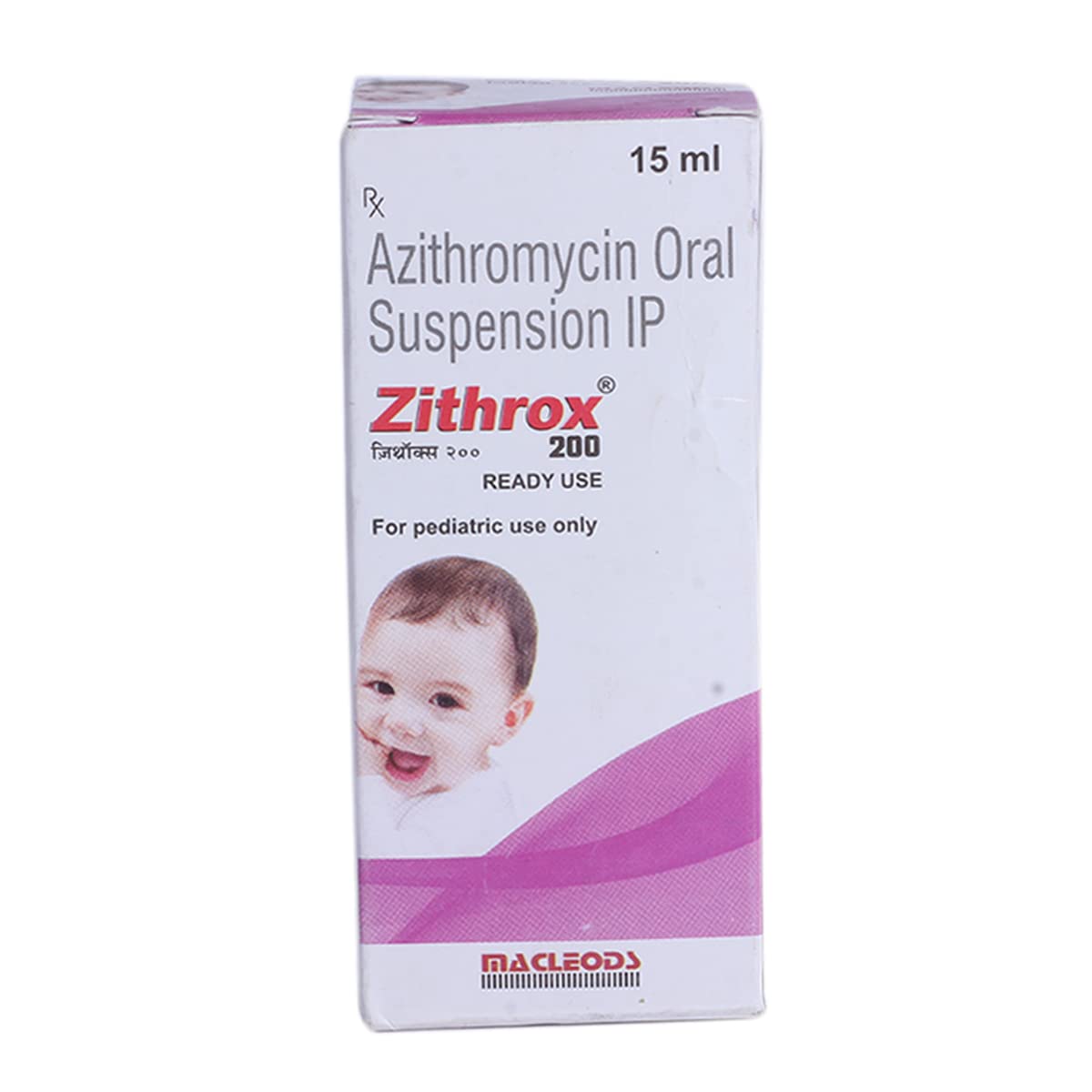 Zithrox 200MG - Bottle of 15 ml Oral Suspension