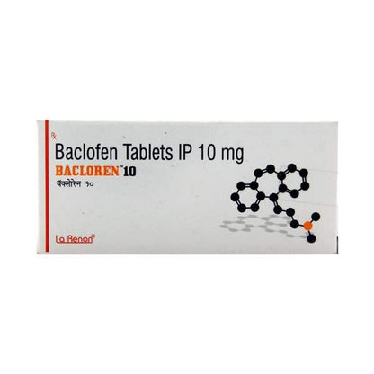 Bacloren 10 Mg - Strip of 10 Tablets