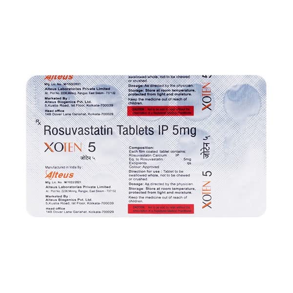 Xoten-5MG - Strip of 15 Tablets