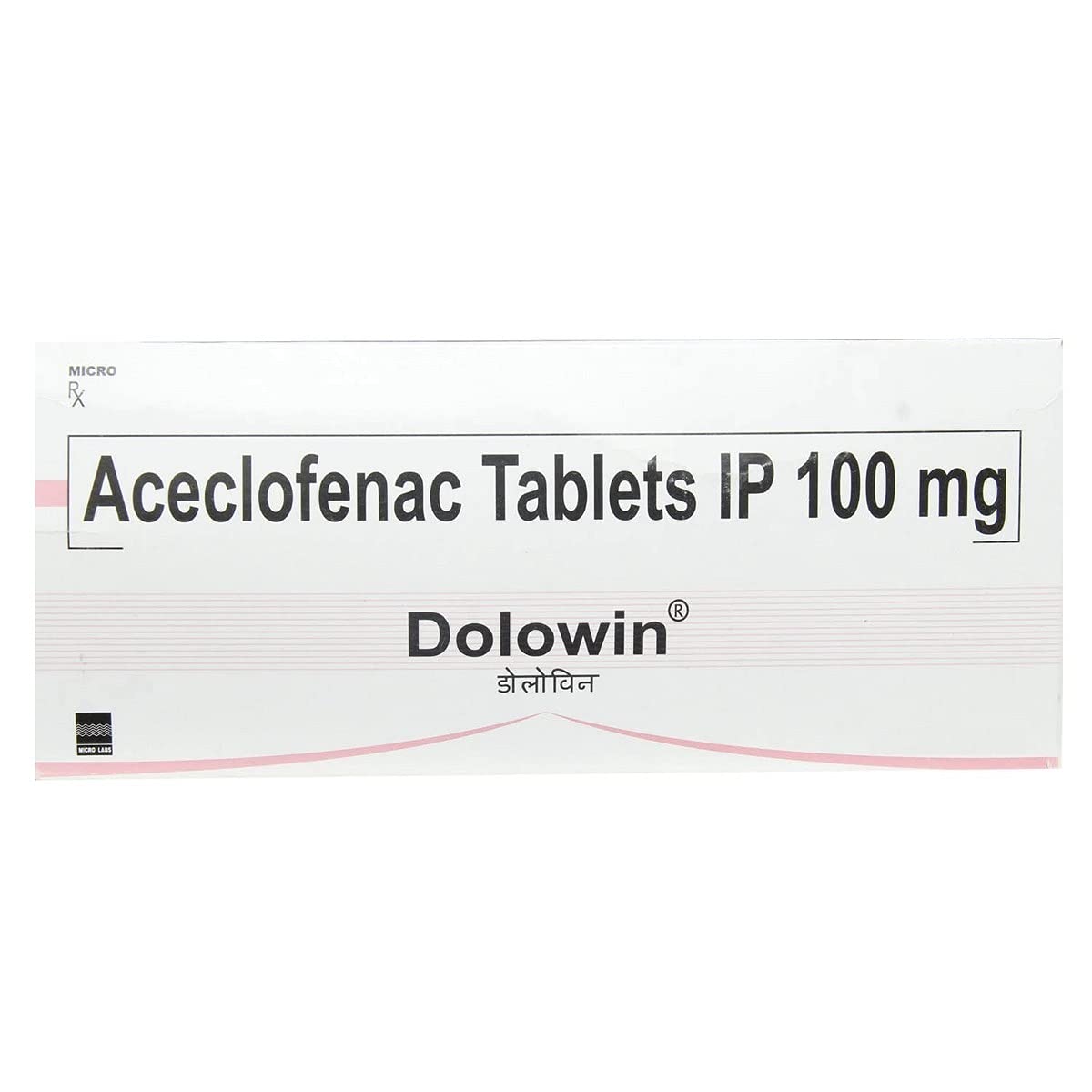 Dolowin 100mg - Strip of 10 Tablets