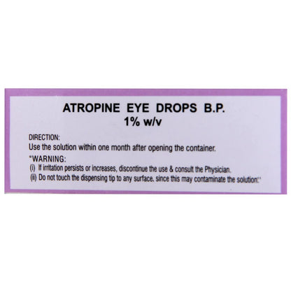 ATROPINE - Bottle of 10ml Drops