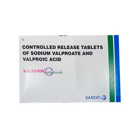 Valparin Chrono 300 mg - Strip of 15 Tablets