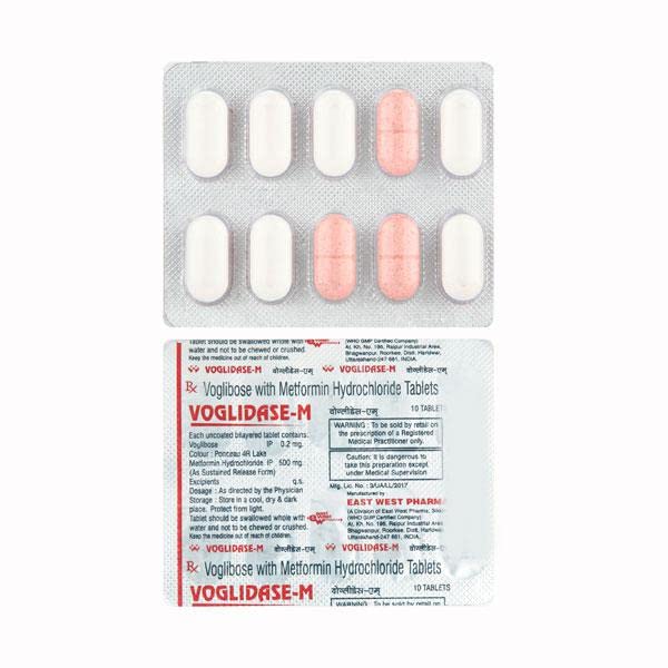 Voglidase - M - - Strip of 10 Tablets