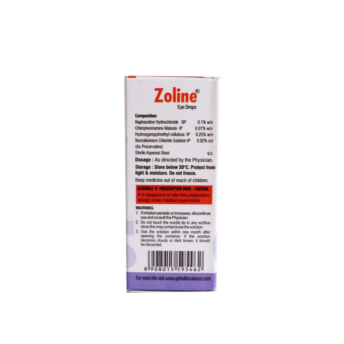 Zoline - Bottle of 10 ml Drops