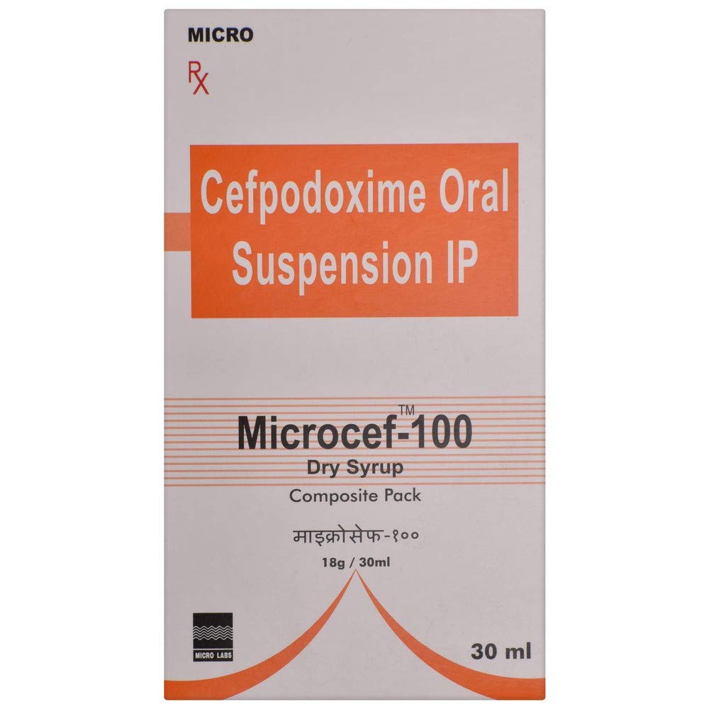 Microcef 100mg - Bottle of 30 ml Suspension