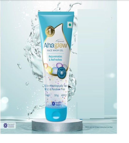 Ahaglow Advanced - Tube of 50g Face Wash Gel