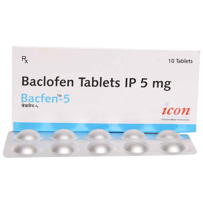 Bacfen 5 - Strip of 10 Tablets